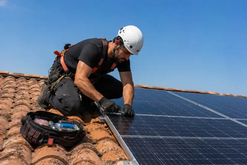 Maintenance et monitoring de panneaux solaires à Montlieu-la-Garde