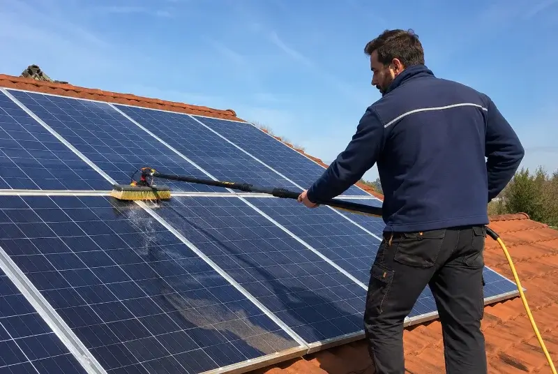 Nettoyage et entretien de panneaux solaires à Montlieu-la-Garde